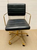 A stylish modern design studio/office chair, swivel and height adjustment. Upholstered in high