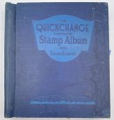 An album of worldwide stamps along with a selection of GB mint stamps