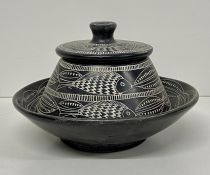 A Fish themed stoneware Tajine