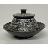 A Fish themed stoneware Tajine