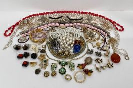 A Selection of costume jewellery