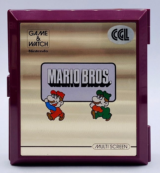 Three Vintage electronic games to include: Nintendo Game & Watch Mario Bros with original box and - Image 2 of 8