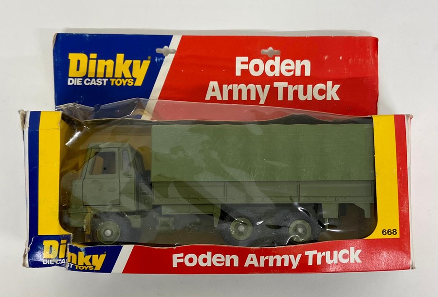 A small selection of Diecast vehicle some boxed, to inclde Foden Army Truck, Harley-Davidson - Image 4 of 7