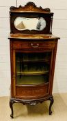 A 19th century mahogany chiffonier (H144cm W57cm D40cm)