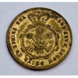 ½ Sovereign - Victoria Prince of Wales Model; undated, brass token.