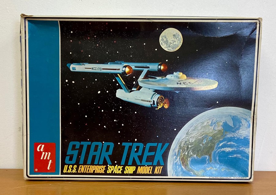 Vintage Aurora 1968 Star Trek U.S.S Enterprise Space Ship Model Kit (Ref S921)
