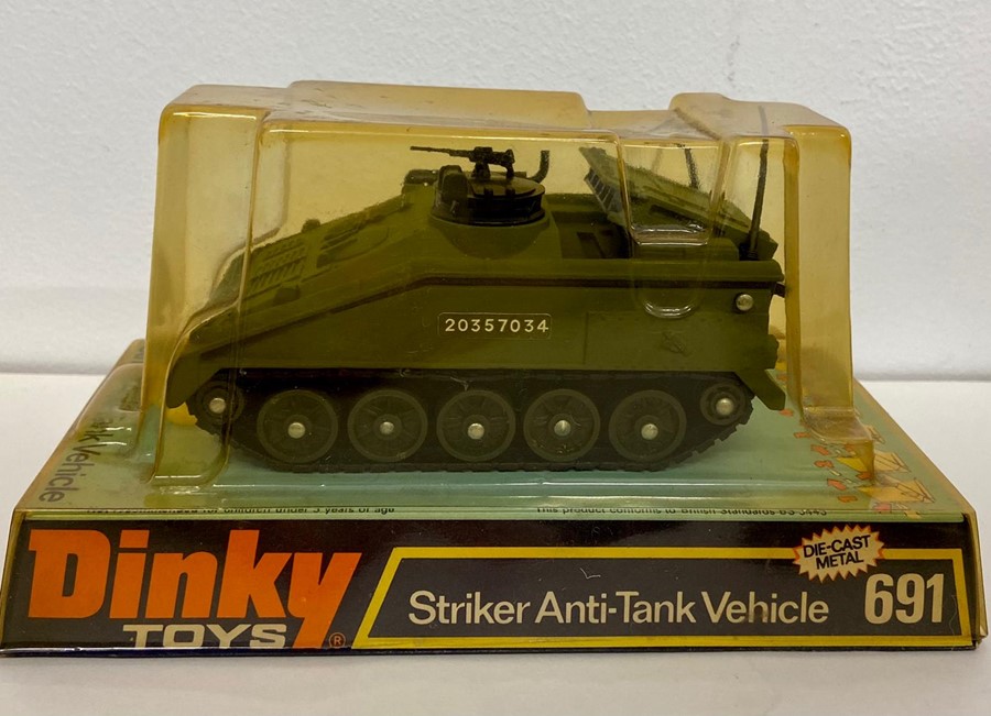 A boxed Dinky 691 Striker Anti-Tank Vehicle with shells - Image 3 of 3