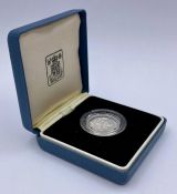A Royal Mint United Kingdom Silver Proof One Pound Coin