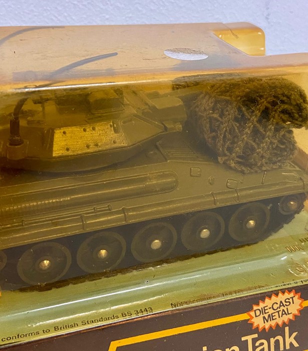 A boxed Dinky 690 Scorpion tank with shells and camouflage nets - Image 3 of 3