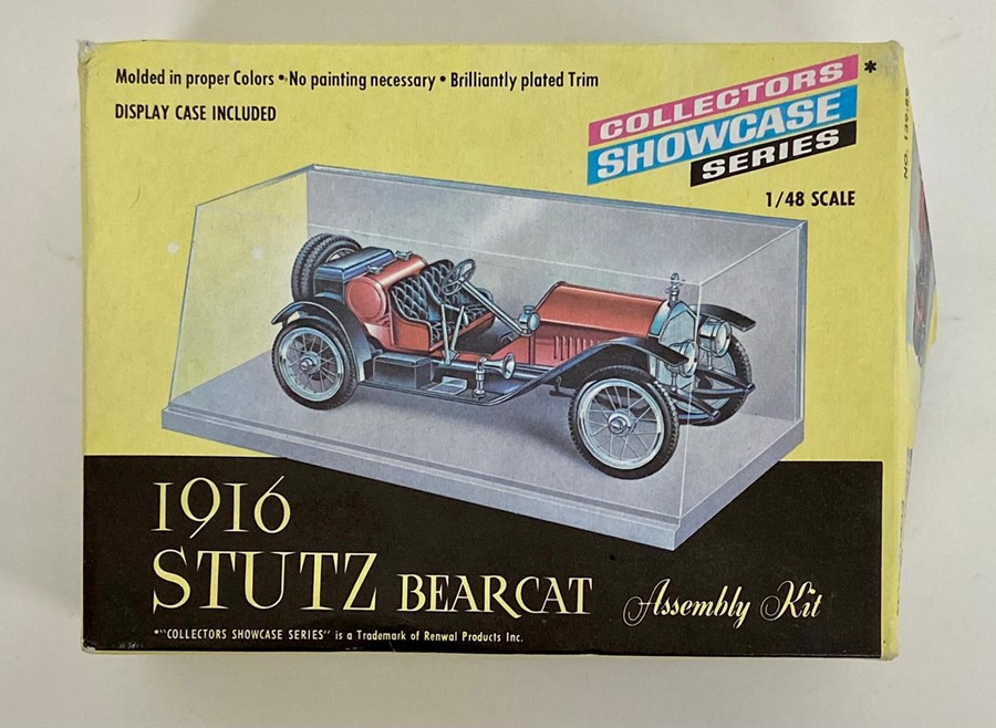 Four boxed model kits to include Cutty Sark, Galion, 1916 Stutz Bearcat and 1950 Ford Convertible - Image 5 of 5