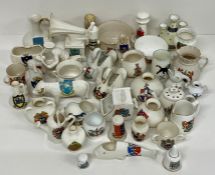 A Large volume of crested ware