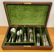 A Canteen of silver plated cutlery