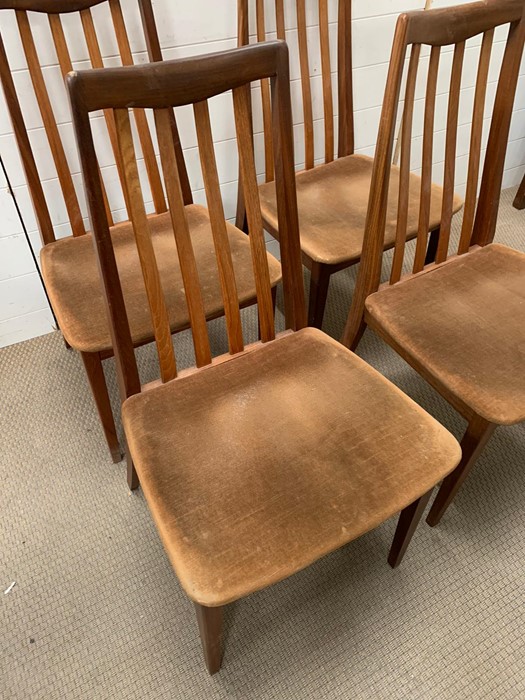 Four high back teak G-Plan chairs - Image 3 of 3