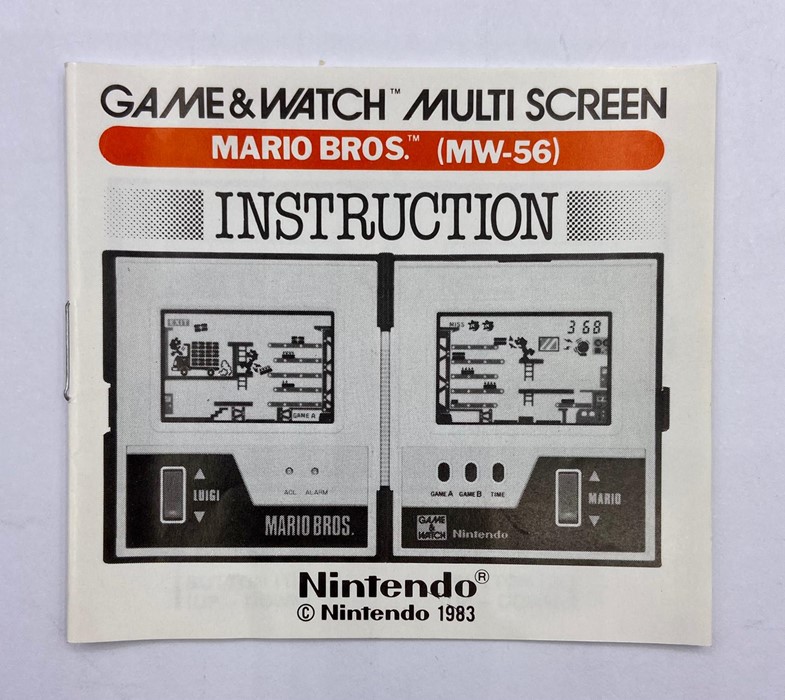 Three Vintage electronic games to include: Nintendo Game & Watch Mario Bros with original box and - Image 7 of 8