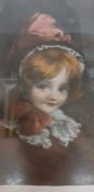 A portrait of "Little Elsie", engraved by G. Dale after a picture by Blanche Jenkins, framed and