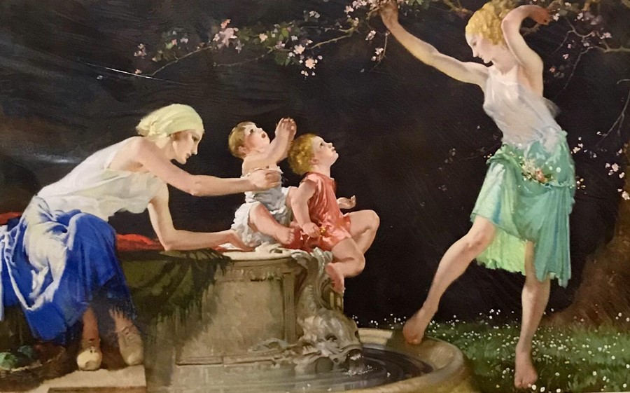 After Sir William Russell Flint R.A, R.O.I. (1880-1969), British, "The Bloom of Youth" (The original