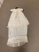 A vintage lace christening dress