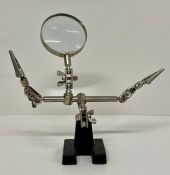 A Vintage Helping Hands with magnifier