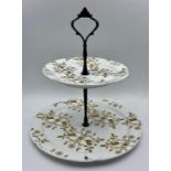 A ceramic cake stand