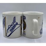 Two Limited Edition Dinky Toys 1933-1983 Golden Jubilee Mugs