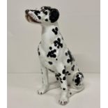 A Ceramic Dalmation figure (H 25cm)