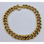 A Ladies 9ct gold charm bracelet 10.5g total weight