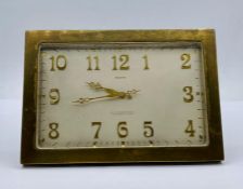 A L'Emeraude rectangualr trestle clock