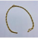 An 18ct yellow gold chain (5g)