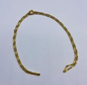 An 18ct yellow gold chain (5g)