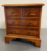 An Apprentice piece, two over three Chest of Drawers.(24cm x 18 cm x 26cm)