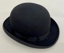 A Harrods Bowler Hat 6 7/8