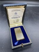 A Dunhill Lighter, in need of service and flint.