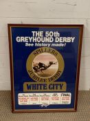 A vintage poster of "The 50th Grey Hand Derby"