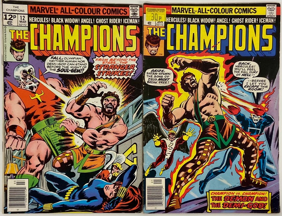 16 issues of the Marvel comics 'The Champions' series - Image 7 of 9
