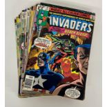 34 issues of the Vintage Marvel comic 'Invaders' series