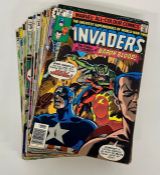 34 issues of the Vintage Marvel comic 'Invaders' series