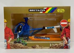 A boxed Britains Police 9916 helicopter