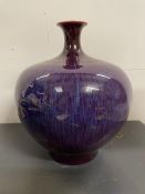 A Sang De Boeuf 20th Century Vase