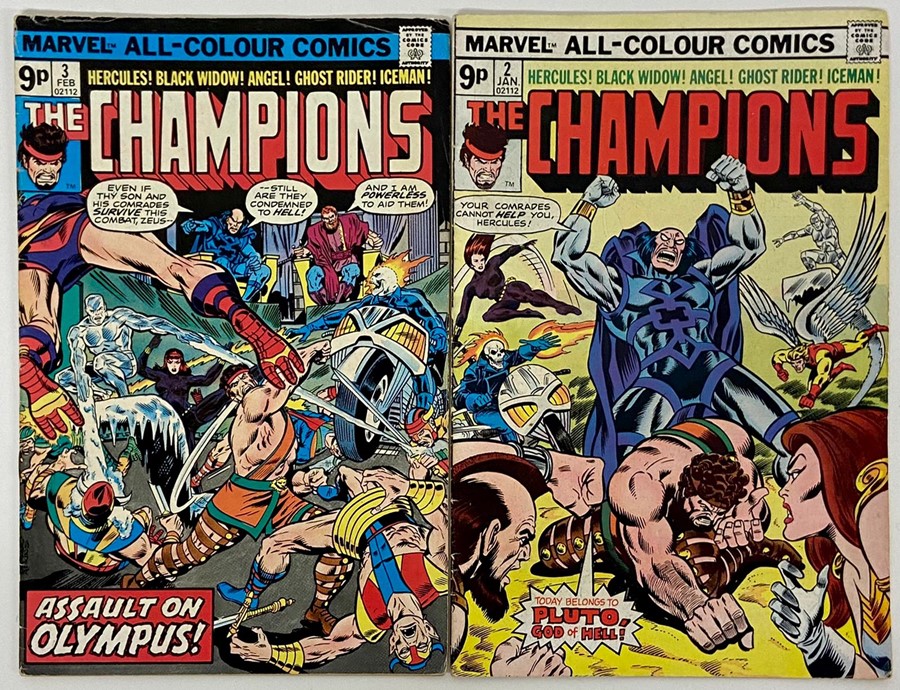 16 issues of the Marvel comics 'The Champions' series - Image 3 of 9