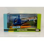 A boxed Britains 9611 police helicopter