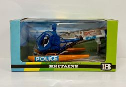 A boxed Britains 9611 police helicopter