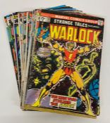 16 issues of the Marvel comics 'Warlock'