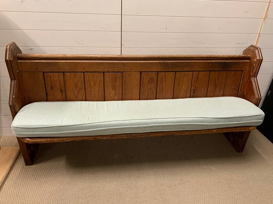 A Church pew (W187cm x D47cm x H93cm) - Image 2 of 3