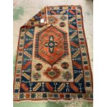 A Turkish Indigo rug/carpet (2.00 x 1.35)Condition Report good condition needs cleaning