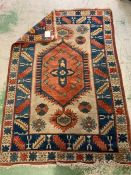 A Turkish Indigo rug/carpet (2.00 x 1.35)Condition Report good condition needs cleaning