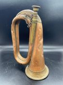 A Brass and copper bugle