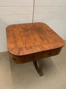 A mahogany side table (H75cm SQ75cm)