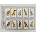 A set of John Player & Sons Cigarette cards 'Aviary and Cage Birds'