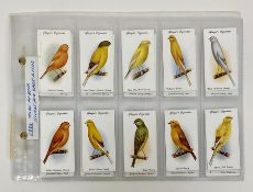 A set of John Player & Sons Cigarette cards 'Aviary and Cage Birds'