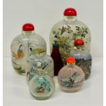 A collection of seven Chinese perfume or snuff bottles